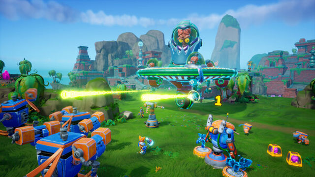Hình ảnh trong game Chip n Clawz vs The Brainioids v1.0.23477-P2P