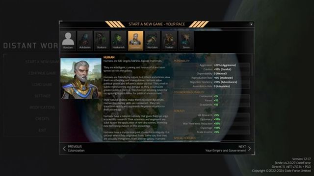 Hình ảnh trong game Distant Worlds 2 v1.3.1-P2P