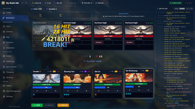Hình ảnh trong game Sky Realm Idle-TENOKE