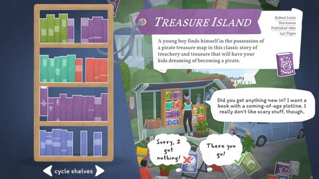 Hình ảnh trong game Tiny Bookshop-TENOKE