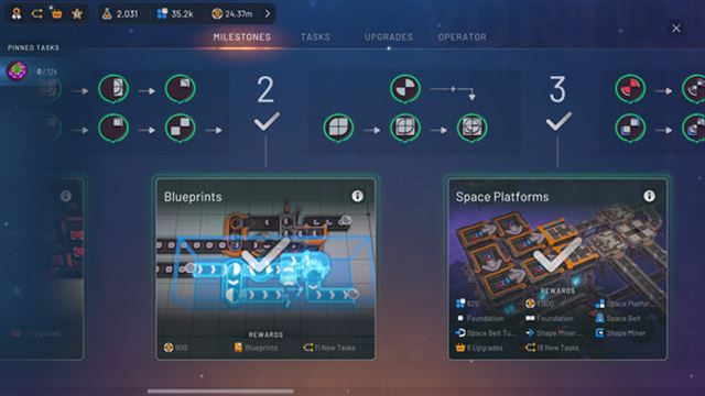 Hình ảnh trong game shapez 2 Factory-RUNE