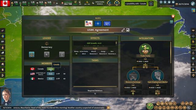 Hình ảnh trong game Realpolitiks 3 Earth and Beyond Early Access