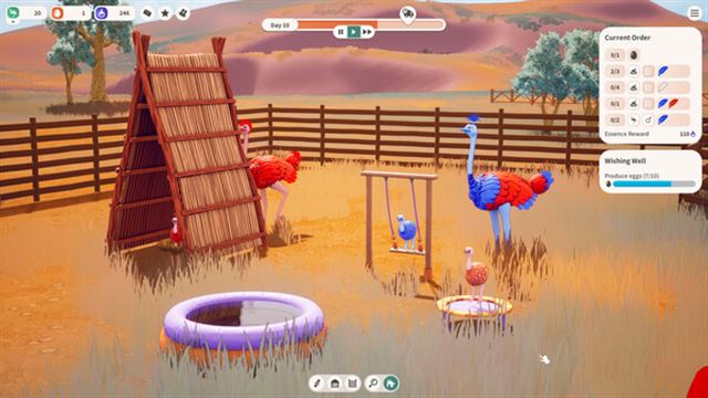 Hình ảnh trong game Ostrich Farm-TENOKE