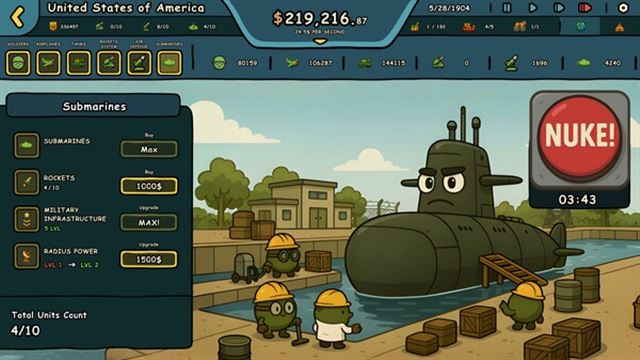 Hình ảnh trong game Countryballs Power Protocol-TENOKE