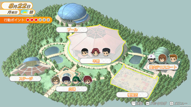Hình ảnh trong game The Prince of Tennis Sweet School Festival-GoldBerg