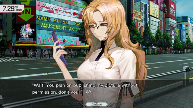 Hình ảnh trong game STEINS GATE RE BOOT-P2P