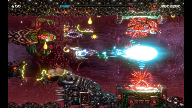 Hình ảnh trong game R-Type Dimensions III-P2P