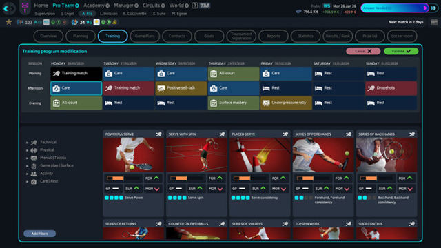 Hình ảnh trong game Tennis Manager 26-GoldBerg