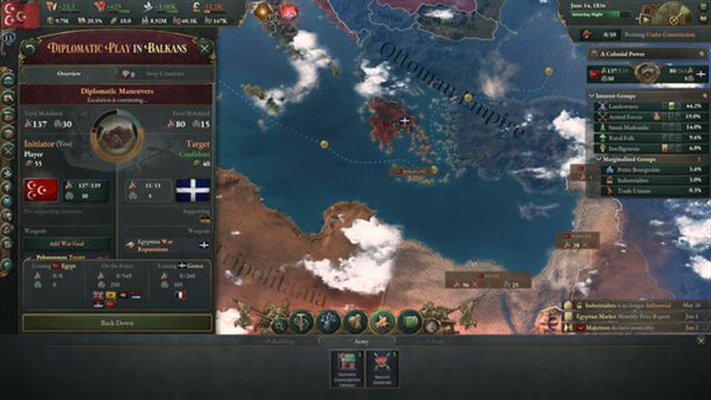 Hình ảnh trong game Victoria 3 v1.9.4-P2P