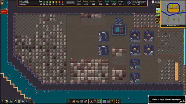 Hình ảnh trong game Dwarf Fortress v51.08-P2P